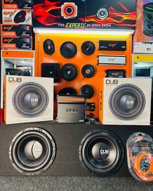 PAQUETE PAR DE SUBWOOFERS PARA PICKUP/DUB/220126/RZ
