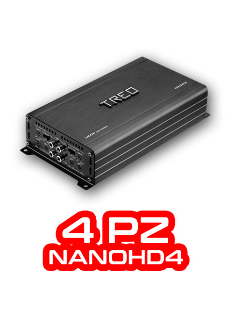 PAQUETE DE 4 PIEZAS / MINI AMPLIFICADOR DIGITAL 4 CH MOD. NANOHD4