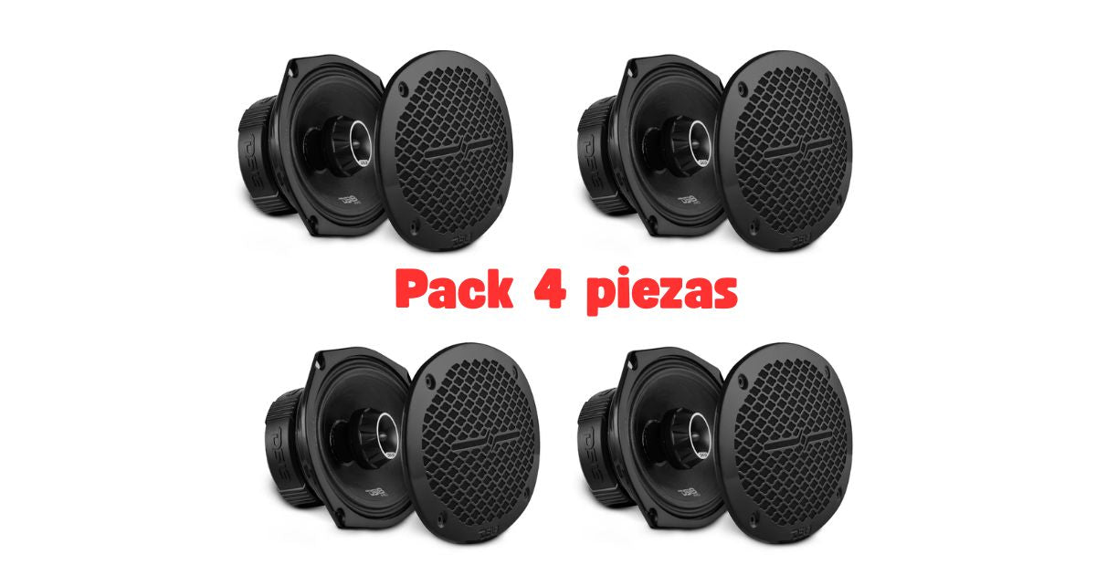 PAQUETE DE 4 PIEZAS / MEDIO RANGO 6X9" MOD. PRO-ZT69