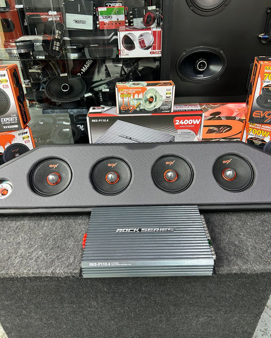 SISTEMA GRAN POTENCIA OPEN SHOW EVOX + AMPLIFICADOR / 050226 / HAR