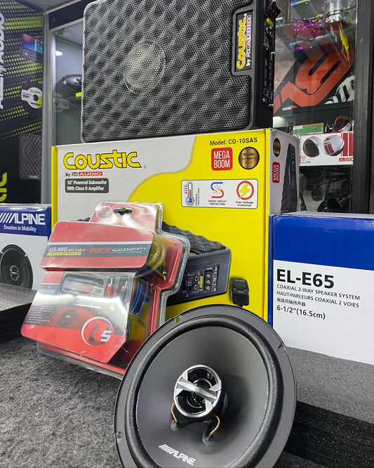 PAQUETE DE CALIDAD DE AUDIO / ALPINE / COUSTIC / ROCK SERIES / 110226 / DCA