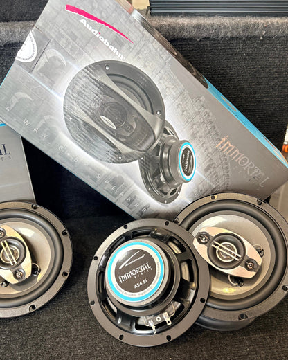 PAQUETE SUBWOOFER 10” + BOCINAS 6.5/AUDIOBAHN - ROCK SERIES/200126/MF