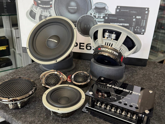 PAQUETE SET DE MEDIOS/BOCINAS/MONSTER/DS18/AUDIOBAHN/220126/DC