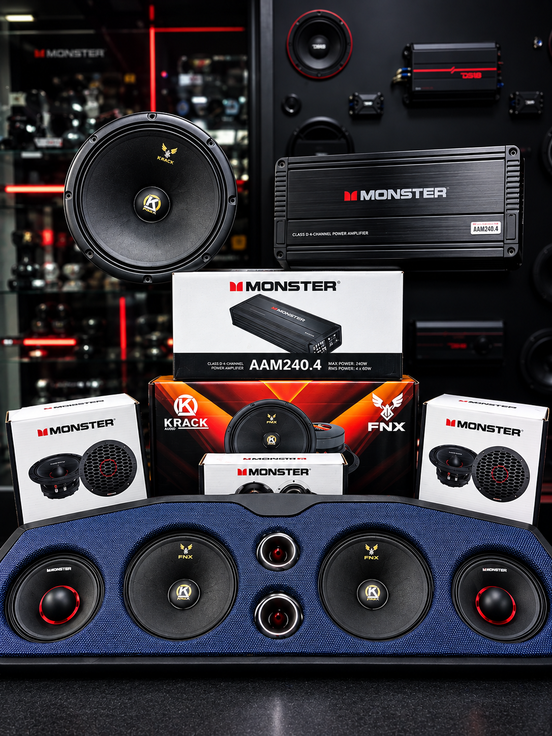 KRACK FNX Y MONSTER DOS MARCAS UNA DESCARGA DE POTENCIA / MONSTER / KRACK / 161026 / HAR