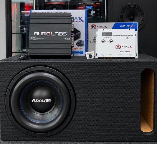 SUENA FUERTE Y POTENTE CON SUBWOOFER SPL Y EPICENTRO / AUDIO LABS / KRACK / 100726 / HAR
