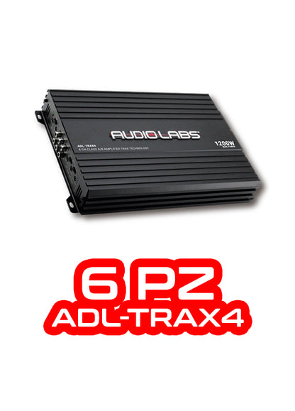 PAQUETE DE 6 PIEZAS / AMPLIFICADOR 4 CH MOD. ADL-TRAX4