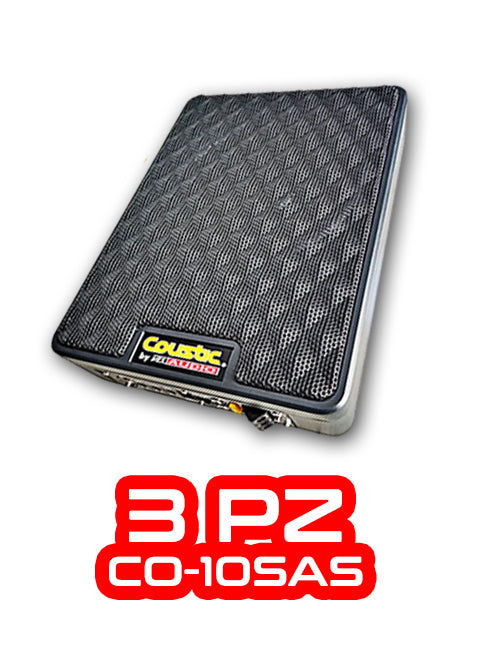 PAQUETE DE 3 PIEZAS / SUBWOOFER AMPLIFICADO 10" MOD. CO-10SAS