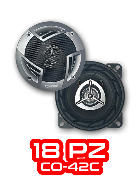 PAQUETE DE 18 PIEZAS / PAR DE BOCINAS 4" MOD. CO-42C