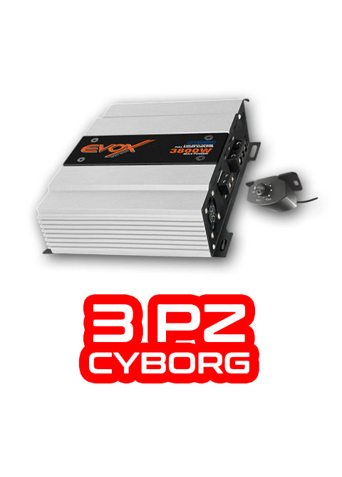 PAQUETE DE 3 PIEZAS / AMPLIFICADOR 1 CH MOD. CYBORG