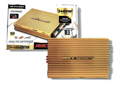 PAQUETE DE 4 PIEZAS / AMPLIFICADOR 4 CH MOD. RKS-P110.4GOLD