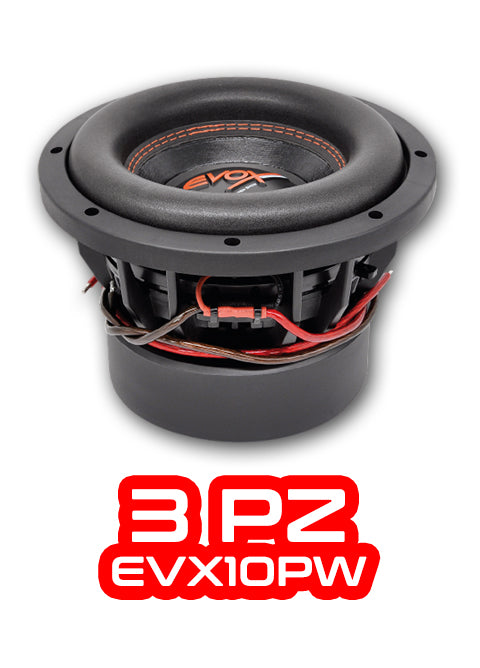PAQUETE DE 3 PIEZAS / SUBWOOFER 10" MOD. EVX10PW