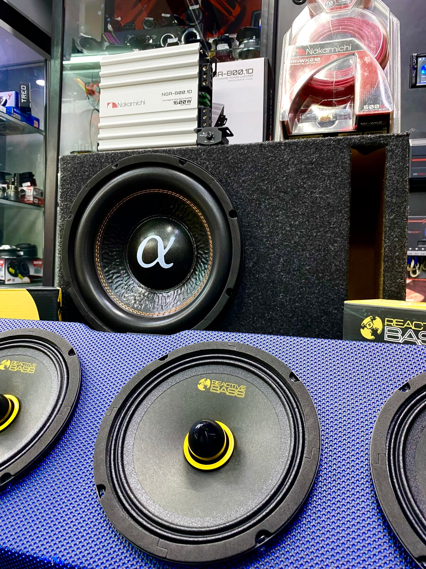 PAQUETE FULL RANGO PARA EL DÍA A DÍA / REACTIVE BASS / KRACK / ALPHASONIK / NAKAMICHI / 200526 / DCA