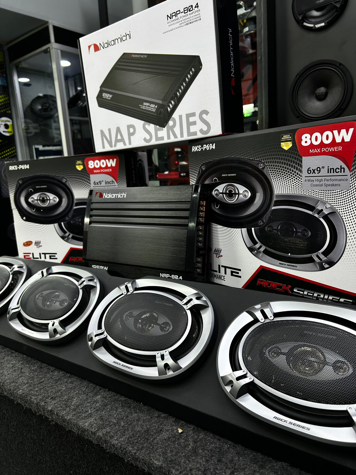 AGRÉGALE UN PLUS AL AUDIO DE TU VEHÍCULO / ROCK SERIES / NAKAMICHI / VDR