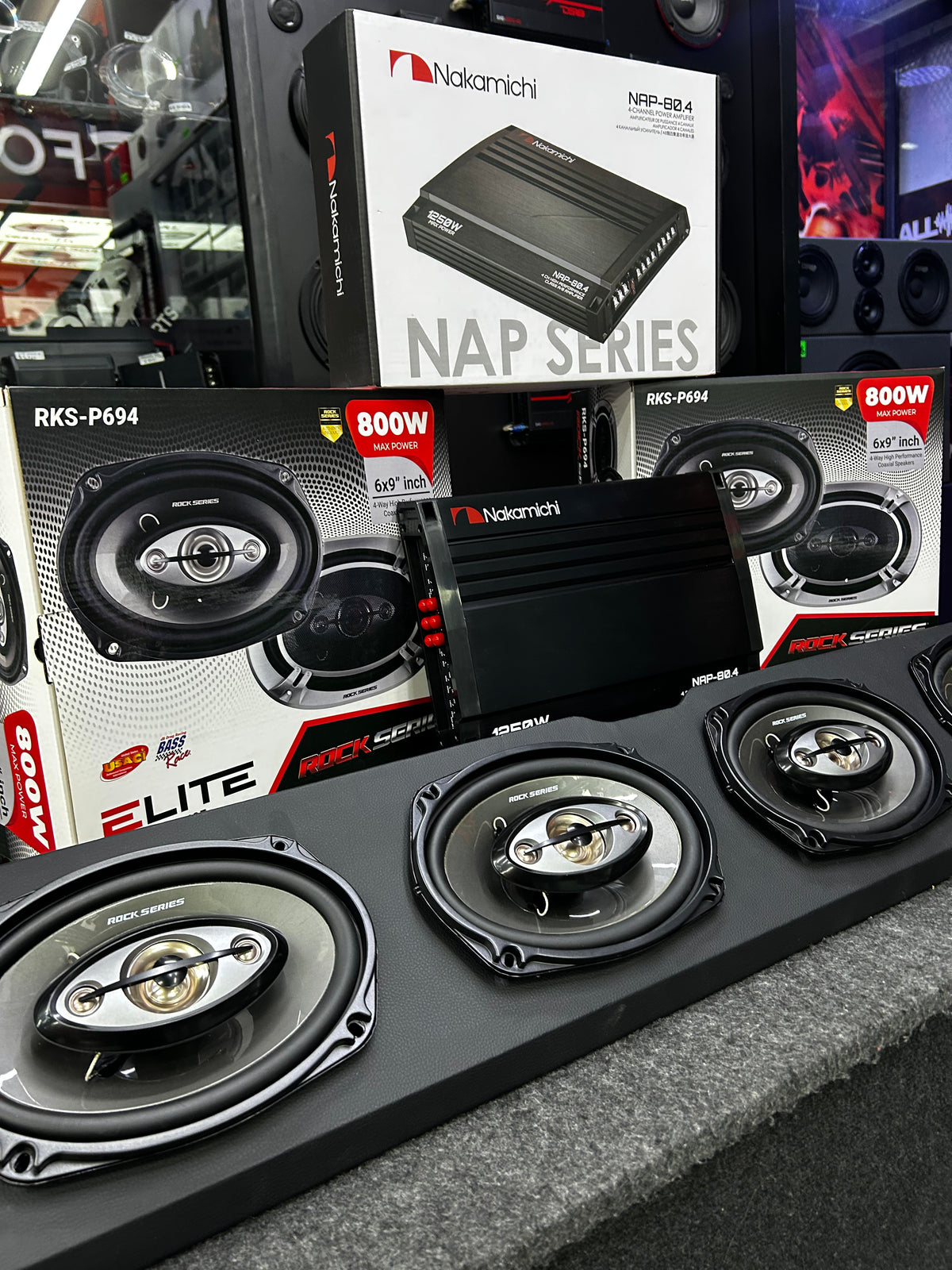 AGRÉGALE UN PLUS AL AUDIO DE TU VEHÍCULO / ROCK SERIES / NAKAMICHI / VDR