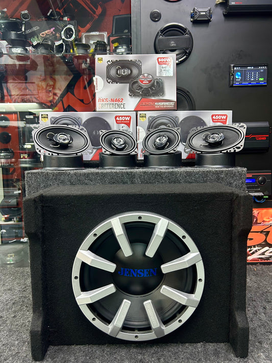 NECESITAS BOCINAS DE 4” Y 4X6” / ROCK SERIES / JENSEN / 250626 / JCP