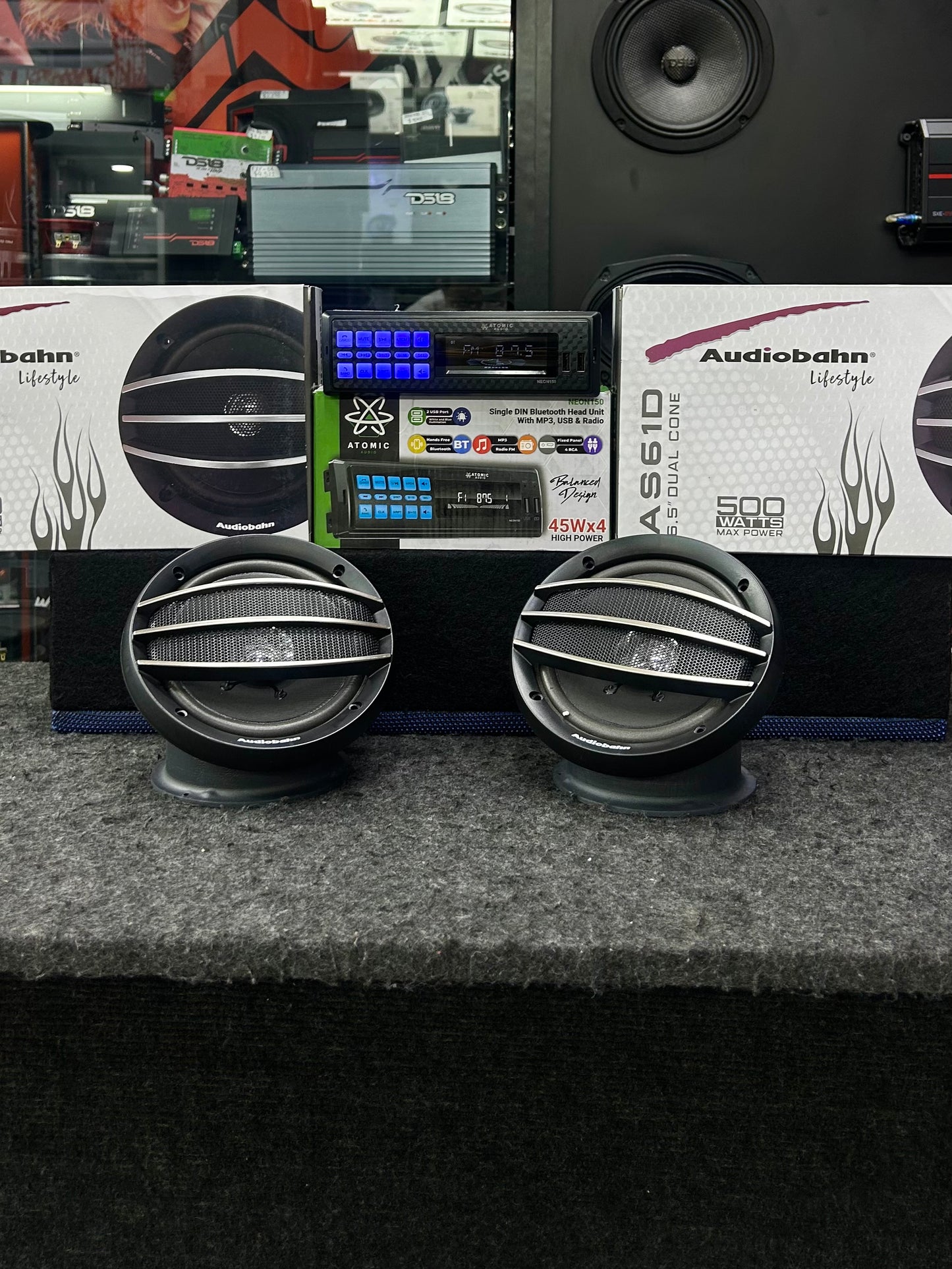 CAMBIA TU ESTÉREO Y TUS BOCINAS AHORRANDO / ATOMIC / AUDIOBAHN / 080726 / JCP