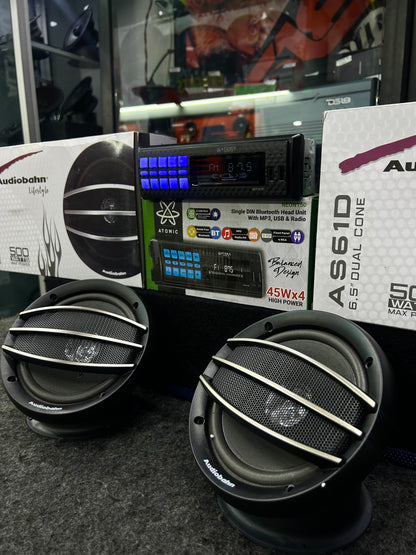 CAMBIA TU ESTÉREO Y TUS BOCINAS AHORRANDO / ATOMIC / AUDIOBAHN / 080726 / JCP