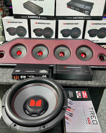 EQUIPA TU VEHÍCULO CON ESTE MONSTER DE AUDIO COMPLETO / 200226 / HAR