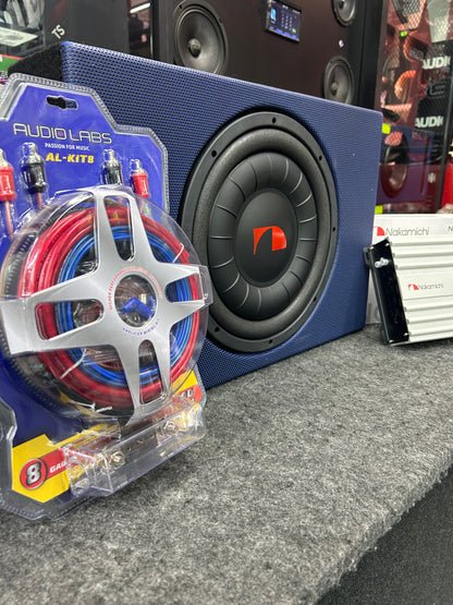 POCO ESPACIO Y QUIERES SONAR DURO SUBWOOFER 12 PLANO / NAKAMICHI / AUDIO LABS / 250226 / HAR