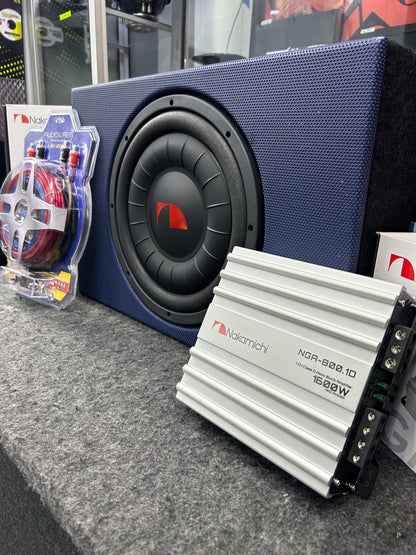 POCO ESPACIO Y QUIERES SONAR DURO SUBWOOFER 12 PLANO / NAKAMICHI / AUDIO LABS / 250226 / HAR