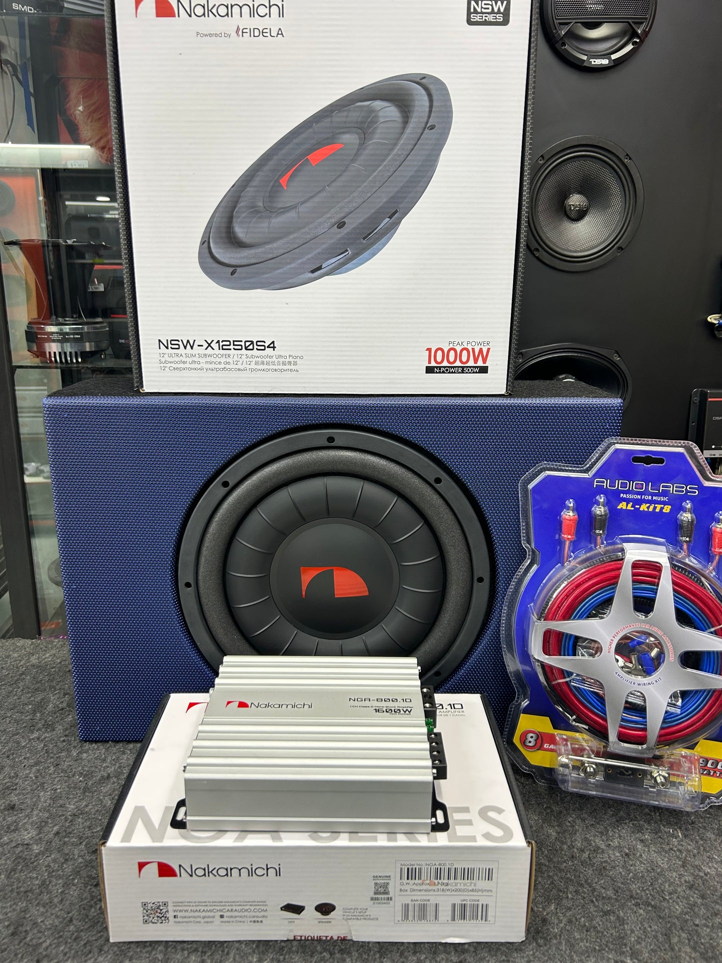 POCO ESPACIO Y QUIERES SONAR DURO SUBWOOFER 12 PLANO / NAKAMICHI / AUDIO LABS / 250226 / HAR