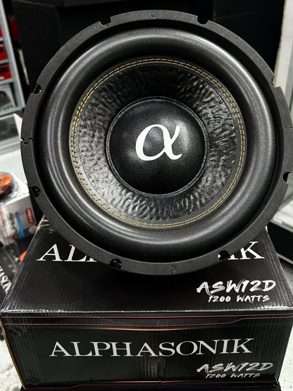 PAQUETE DOBLE BAJEO 12” / NAKAMICHI / ALPHASONIC / 100426 / VDR