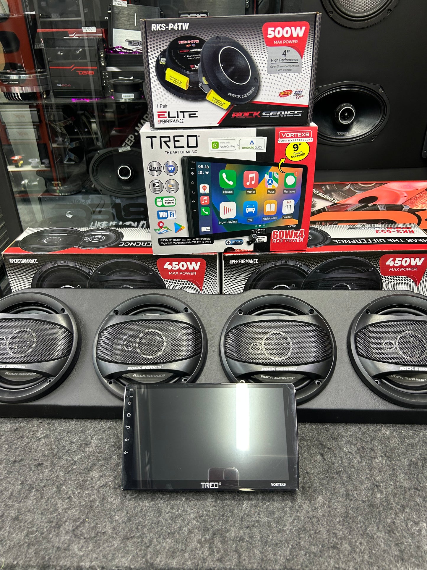 SIENTE LA MUSICA EN TU VEHÍCULO CON ESTA INCREÍBLE PANTALLA Y BOCINAS / ROCK SERIES / TREO / 030326 / HAR