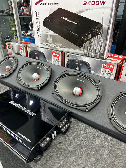 ADQUIERE ESTE EQUIPO OPEN SHOW DE MIDRANGE Y DALE POTENCIA A TU VEHÍCULO CON ESTE INCREÍBLE AMPLIFICADOR / ROCK SERIES / AUDIOBAHN / 050326 / HAR