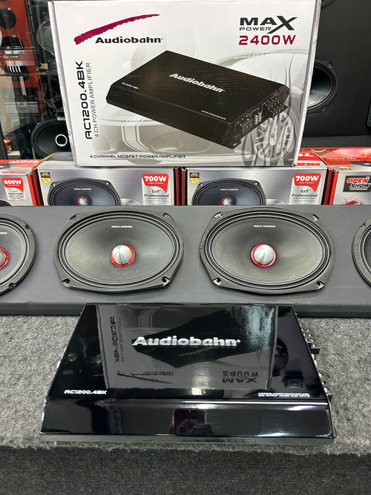 ADQUIERE ESTE EQUIPO OPEN SHOW DE MIDRANGE Y DALE POTENCIA A TU VEHÍCULO CON ESTE INCREÍBLE AMPLIFICADOR / ROCK SERIES / AUDIOBAHN / 050326 / HAR