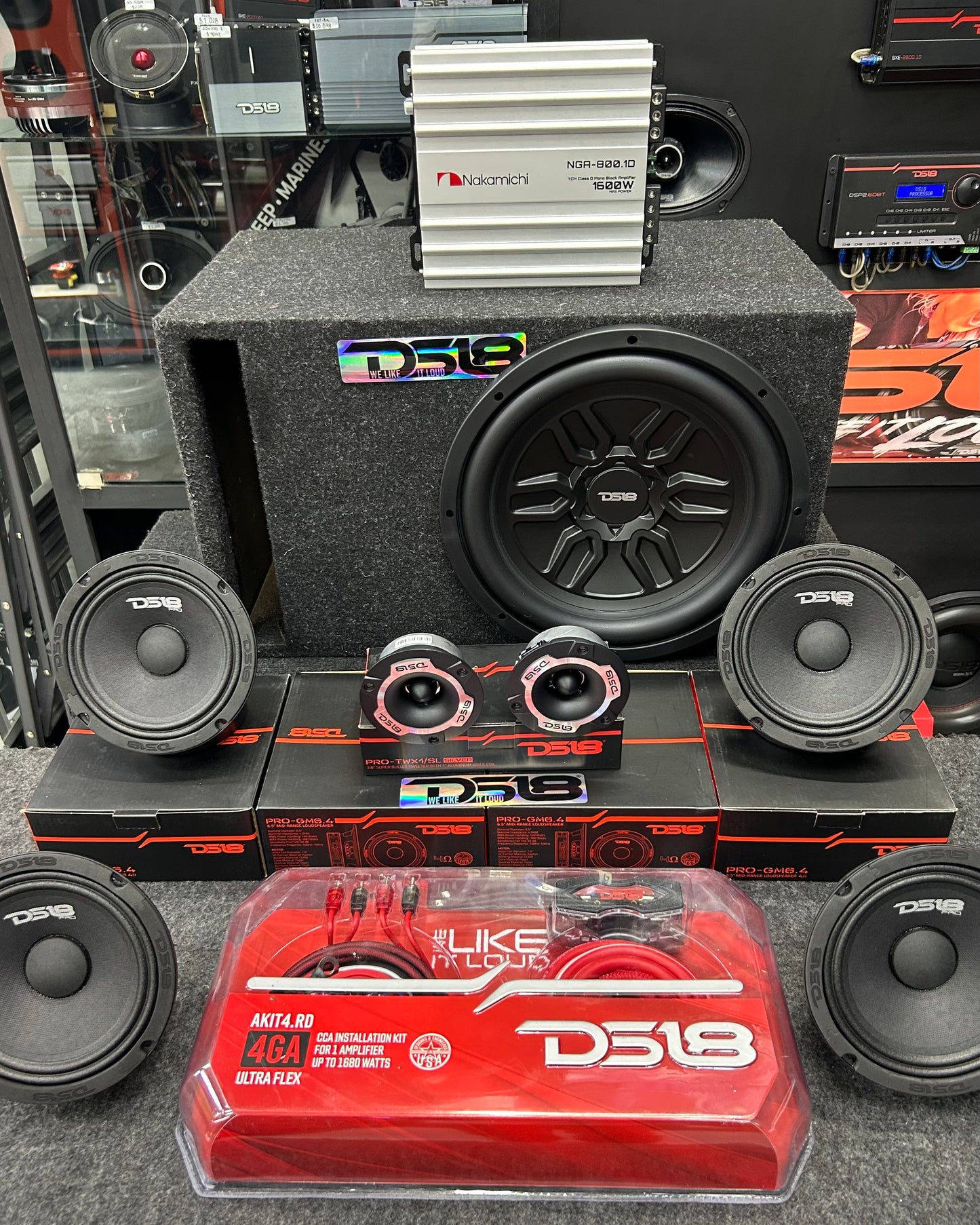 PAQUETE DE BAJO Y MEDIOS A UN EXCELENTE COSTO / DS18 / NAKAMICHI / 090326 / HAR