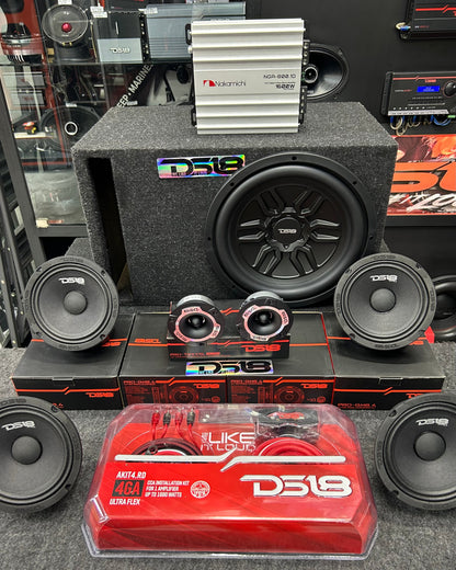 PAQUETE DE BAJO Y MEDIOS A UN EXCELENTE COSTO / DS18 / NAKAMICHI / 090326 / HAR