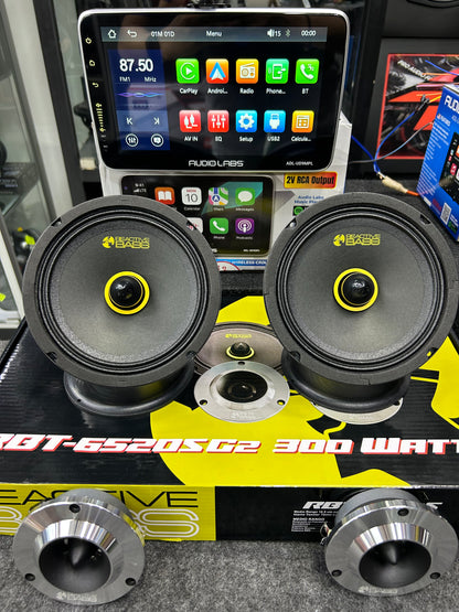 PAQUETE 2 SET DE MEDIOS + PANTALLA 9 / REACTIVE BASS / AUDIO LABS / 100326 / HAR
