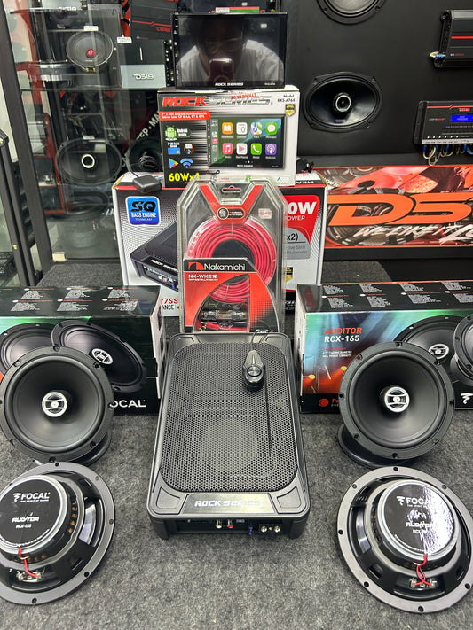 TIENES POCO ESPACIO Y BUSCAR CALIDAD DE AUDIO / ROCK SERIES / FOCAL / NAKAMICHI / 090426 / HAR