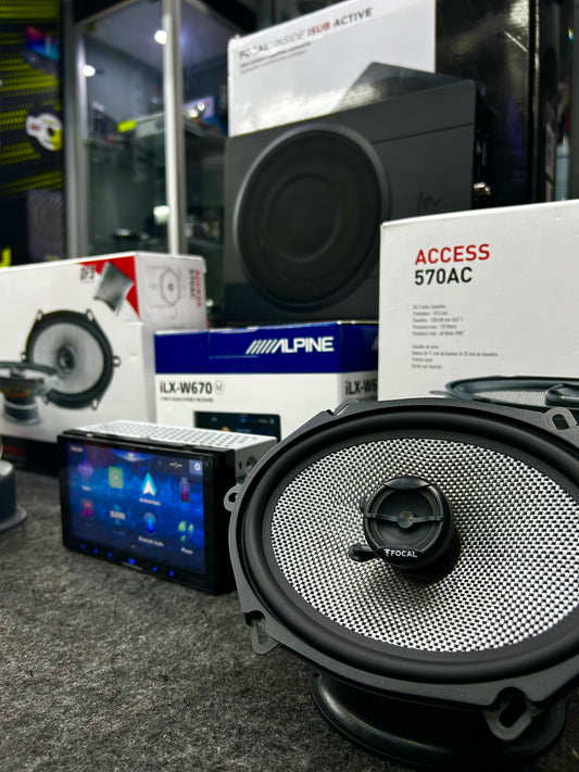 SI TU COCHE UTILIZA BOCINAS DE 5X7 O 6X8 ESTE PAQUETE ES PARA TI / FOCAL / ALPINE / 080526 / VDR