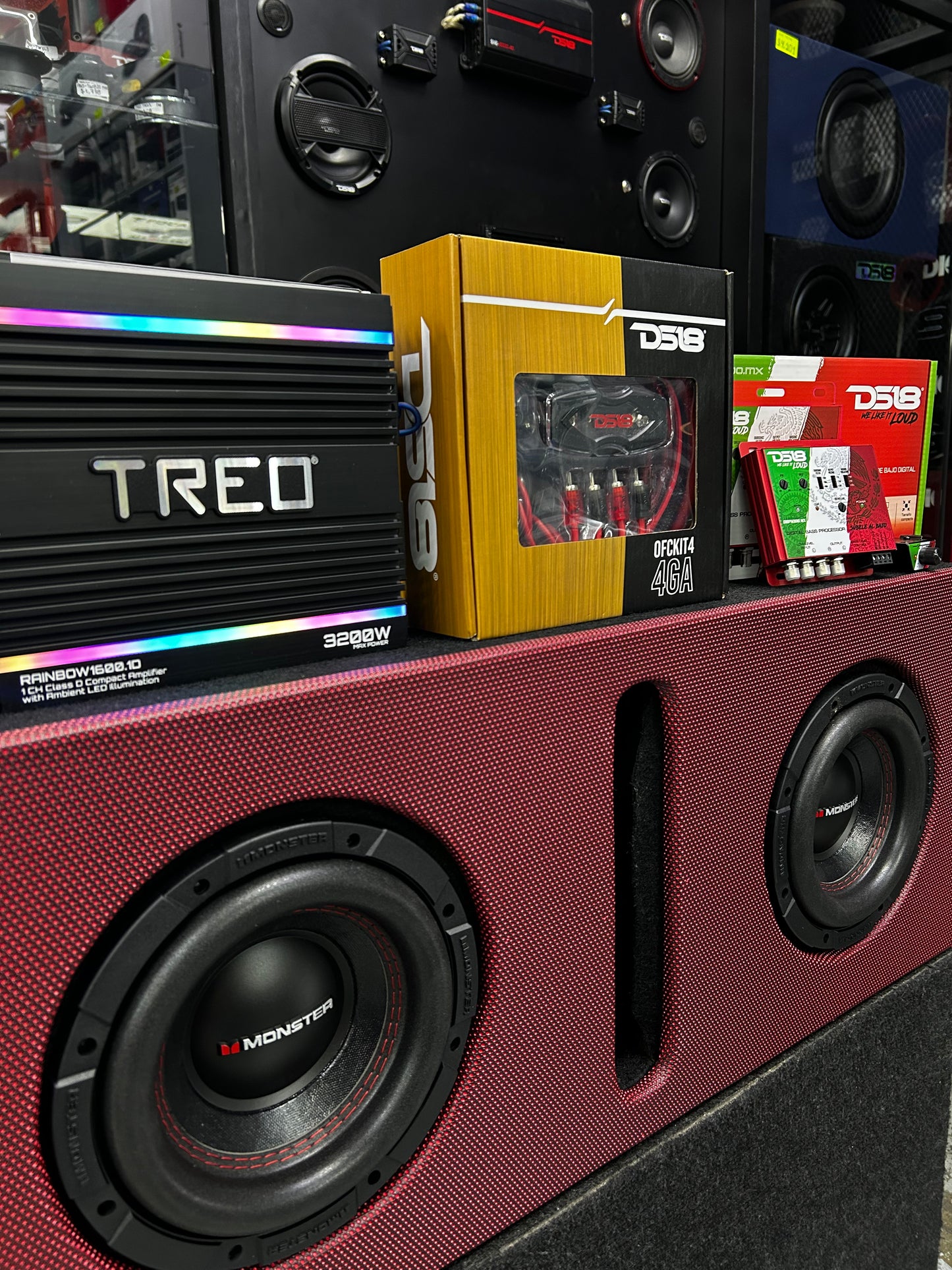 POTENTE PAQUETE DOBLE DE BAJO / MONSTER / TREO / DS18 / 140526 / VDR