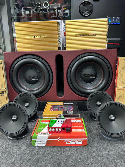 POTENCIA Y FIDELIDAD EN ESTE COMBO COMPLETO DE AUDIO / DS18 / ROCK SERIES / 110526 / HAR