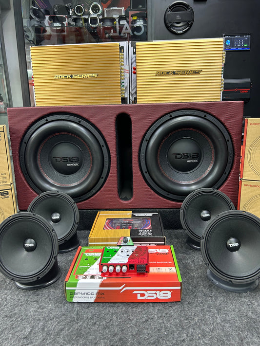 POTENCIA Y FIDELIDAD EN ESTE COMBO COMPLETO DE AUDIO / DS18 / ROCK SERIES / 110526 / HAR