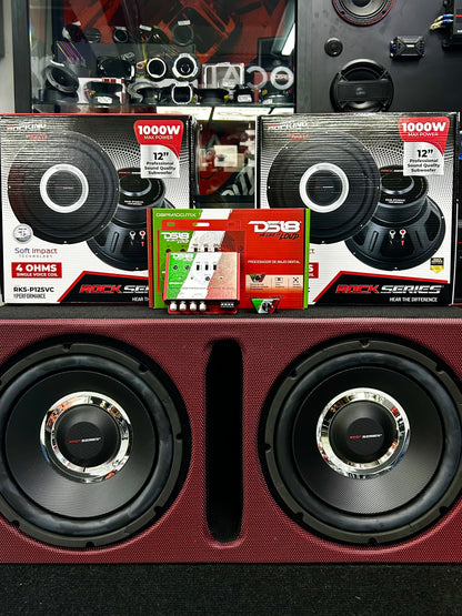 PAQUETE DE BAJEO, HECHO PARA LA CALIDAD DE SONIDO / DS18 / ROCK SERIES / 180425 / VDR
