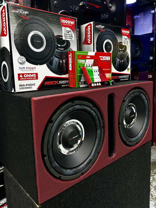 PAQUETE DE BAJEO, HECHO PARA LA CALIDAD DE SONIDO / DS18 / ROCK SERIES / 180425 / VDR
