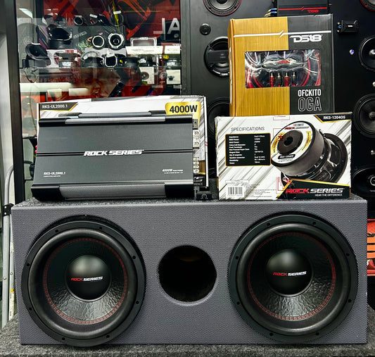 POTENTE PAQUETE DOBLE DE BAJO / DS18 / ROCK SERIES / 010626 / VDR