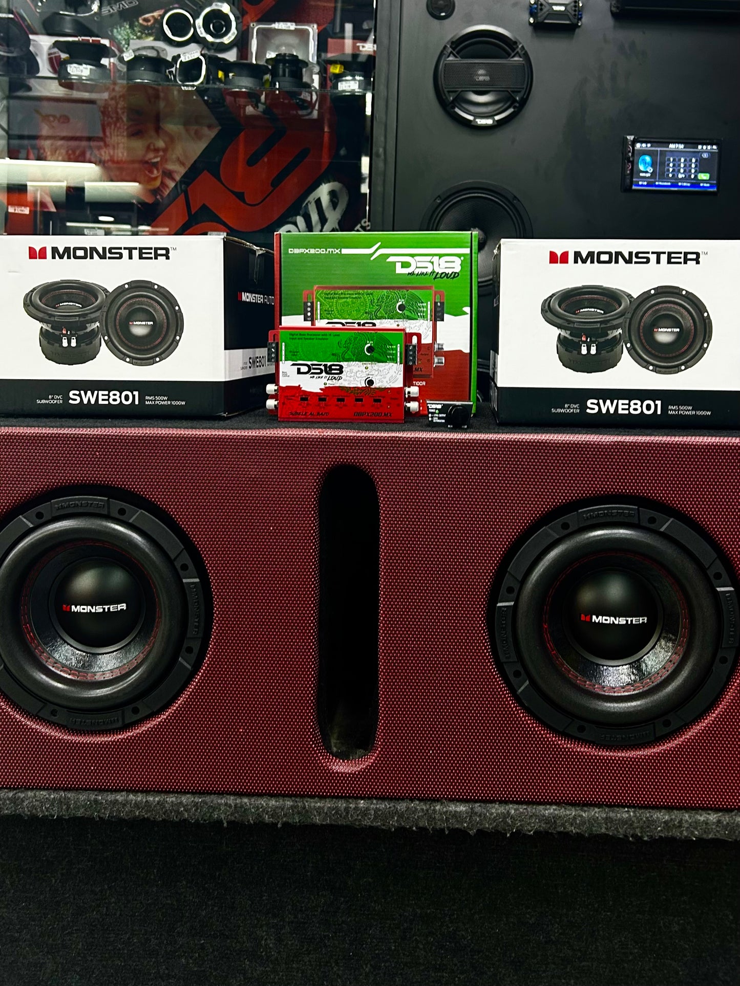POTENTE PAQUETE DE DOBLE BAJEO 8” / MONSTER / DS18 / 050626 / VDR