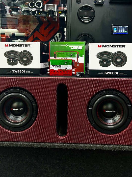 POTENTE PAQUETE DE DOBLE BAJEO 8” / MONSTER / DS18 / 050626 / VDR