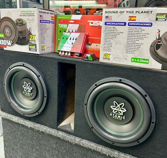 POTENCIA DE OTRA GALAXIA CON UN PAR 10” / ATOMIC AUDIO / DS18 / 170726 / HAR