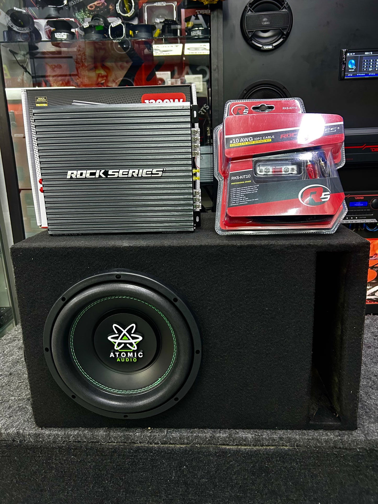 ENTUSIASTA DEL CAR AUDIO ADQUIERE ESTE PAQUETE DE BAJO / ATOMIC / ROCK SERIES / 260626 / VDR