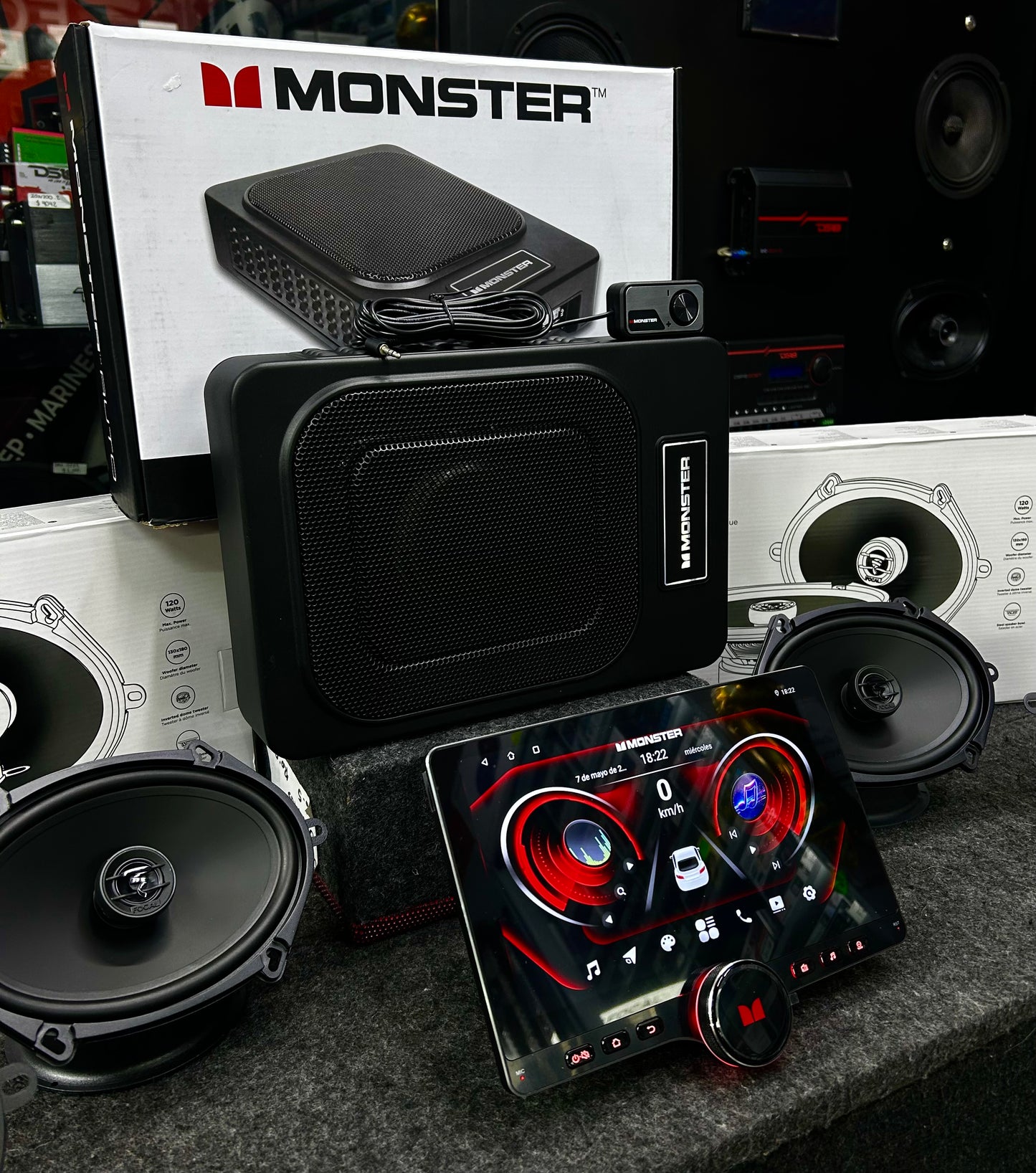 LLEVA EL AUDIO DE TU COCHE AL SIGUIENTE NIVEL CON LO UÑTIMO EN TECNOLOGÍA / FOCAL / ATOMIC / FOCAL / MONSTER / 300626 / VDR