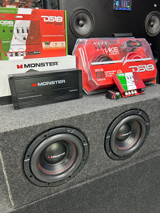 SIENTE LOS GRAVES COMO NUNCA / MONSTER / DS18 / 300726  / HAR