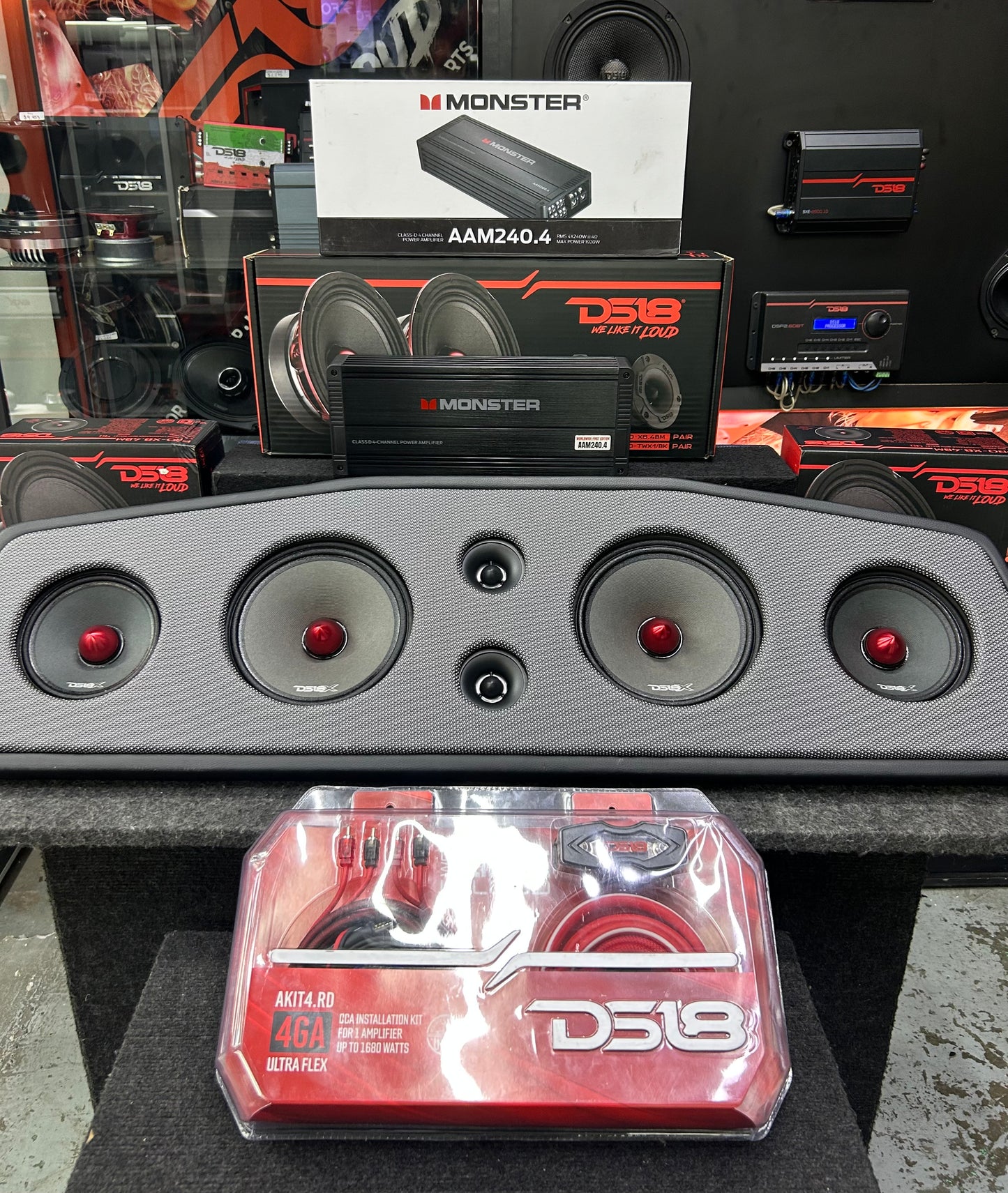 QUE TU AUDIO NO PASE DESAPERCIBIDO SUENA CON GRAN POTENCIA / DS18 / MONSTER / 310726 / HAR
