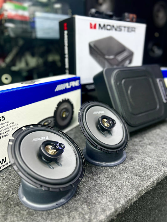 ¿ESTAS BUSCANDO TRANSFORMAR EL AUDIO DE TU VEHÍCULO CON UN PAQUETE DE CALIDAD? / MONSTER / ALPINE / 100726 / VDR