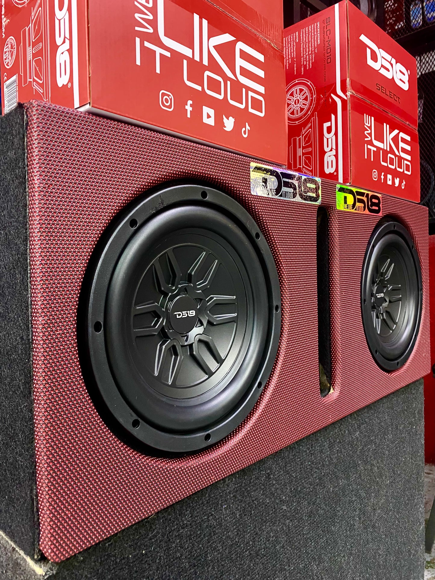 PAQUETE DE DOBLE SUBWOOFER 10” / DS18 / 280126 / DCA