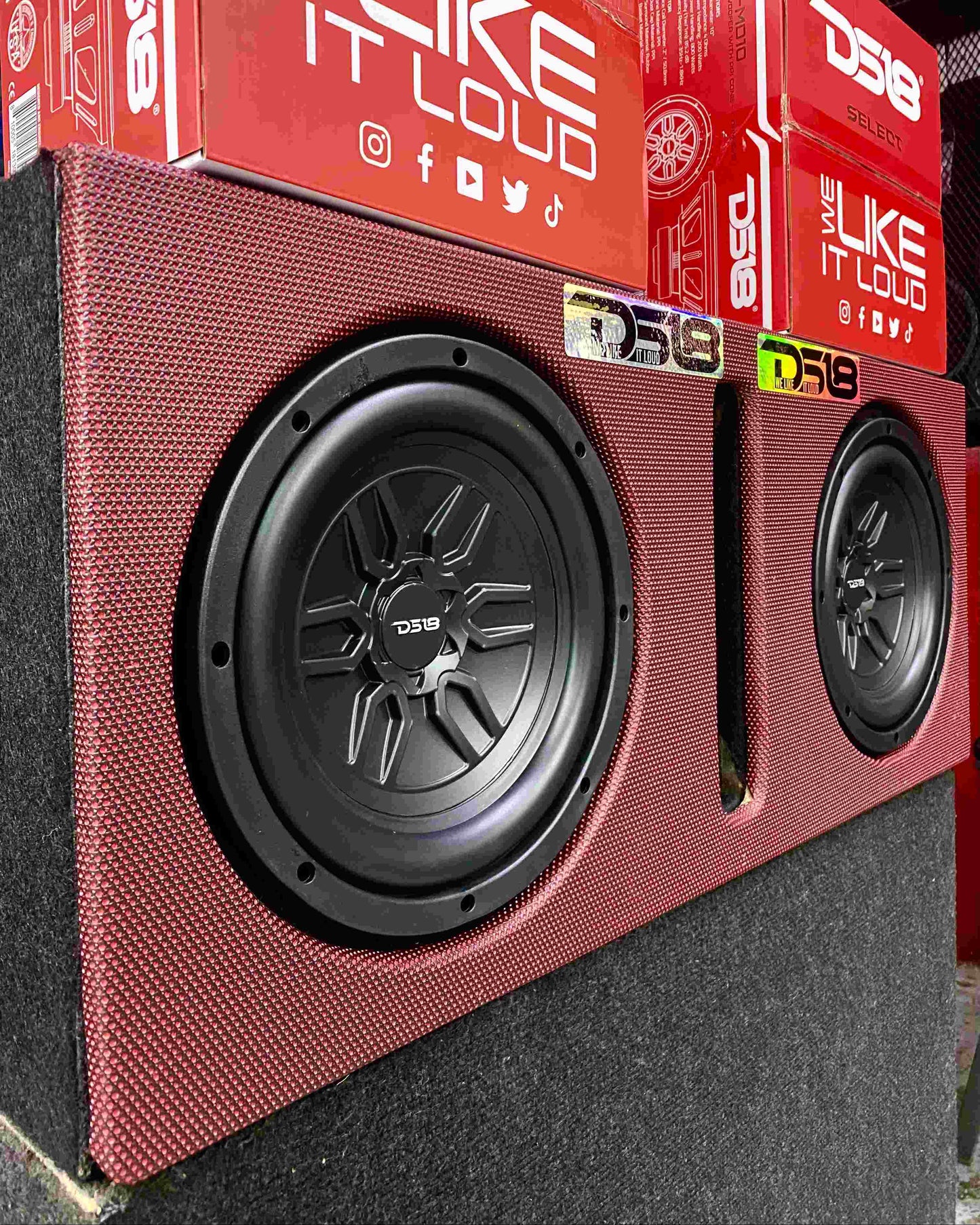 PAQUETE DE DOBLE SUBWOOFER 10” / DS18 / 280126 / DCA